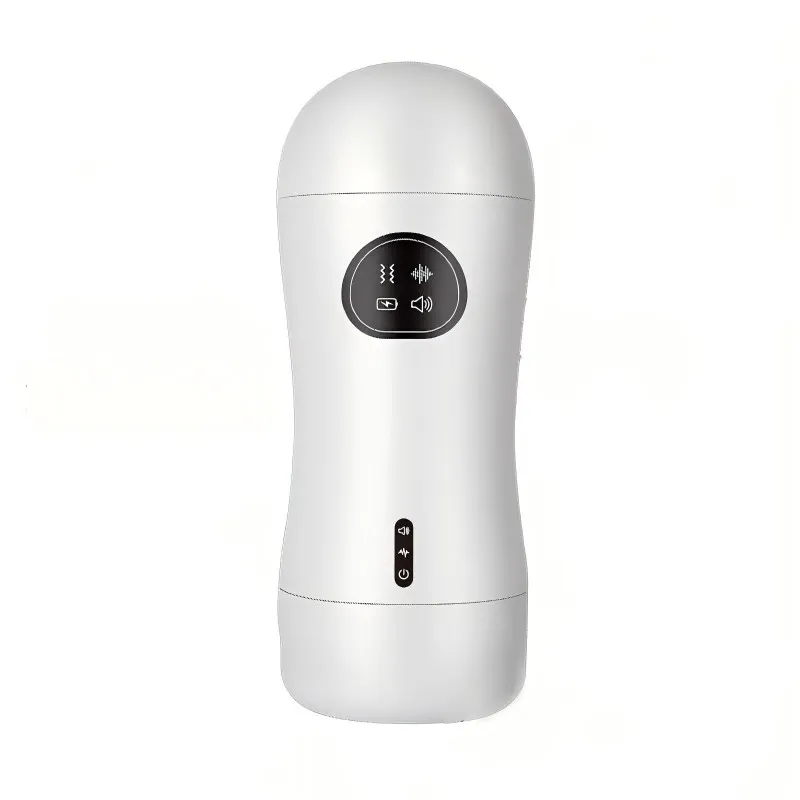 Manual masturbator cup KY01, closed, seen from the front