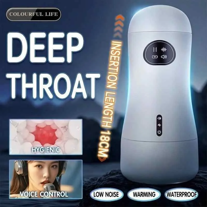 KY02 feature graphic showing an 18 cm insertion length, private audio mode and quiet operation