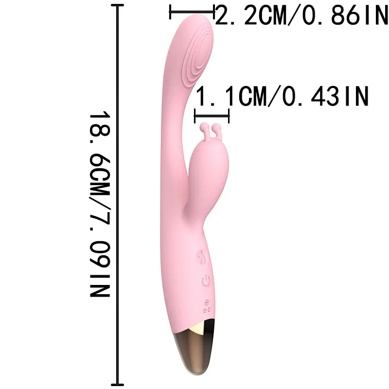 KY22 dimensions showing an 18.6 cm length, 2.2 cm head diameter and 1.1 cm neck diameter